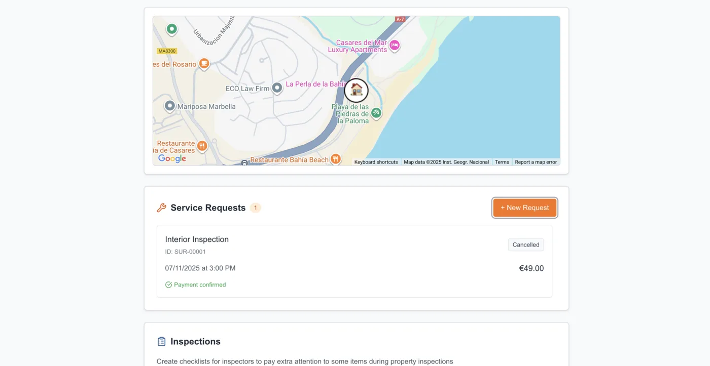 Request a service
